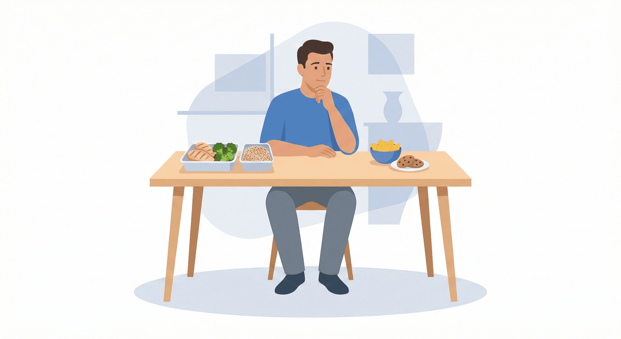 Planned meal versus unexpected snack